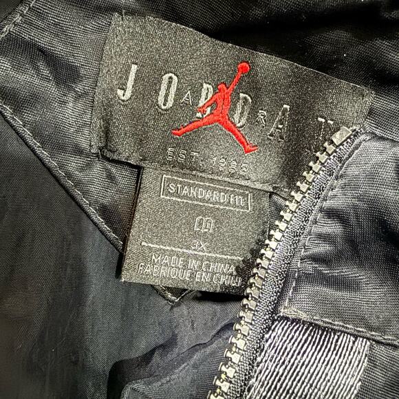 Nike Jordan Womens Future Primal Flight Suit Plus Size 3X Black Satin Streetwear - Picture 5 of 12